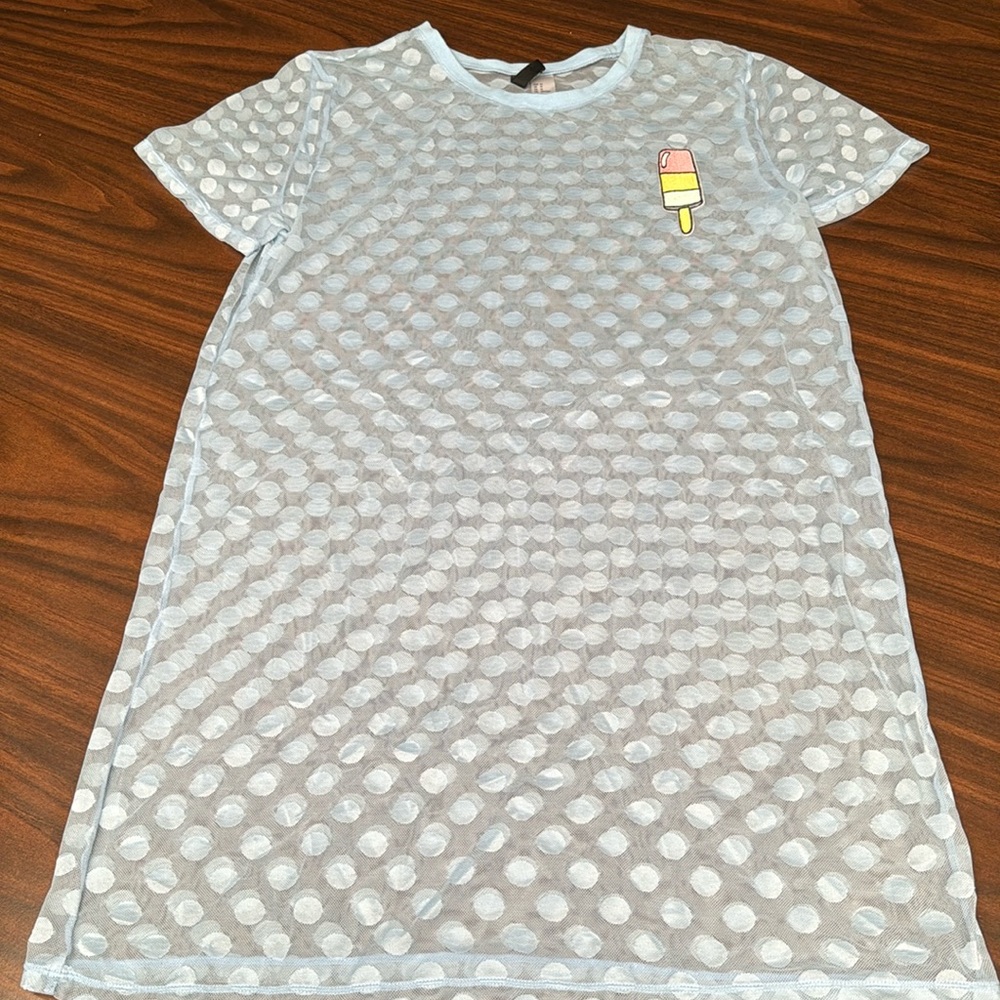 Mesh long t shirt